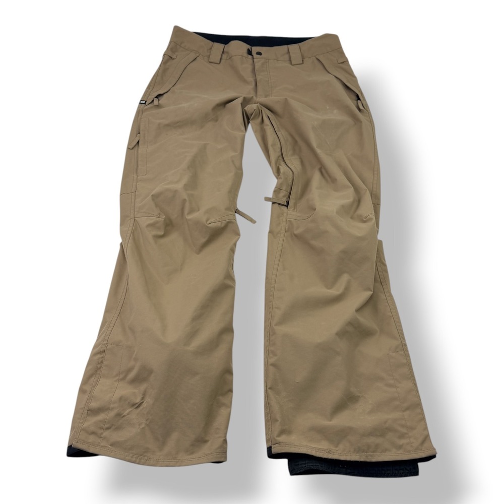 686 Mens Standard Shell Pant KCR213 Khaki Tan infiDRY 5K Snowboard Pants Size M